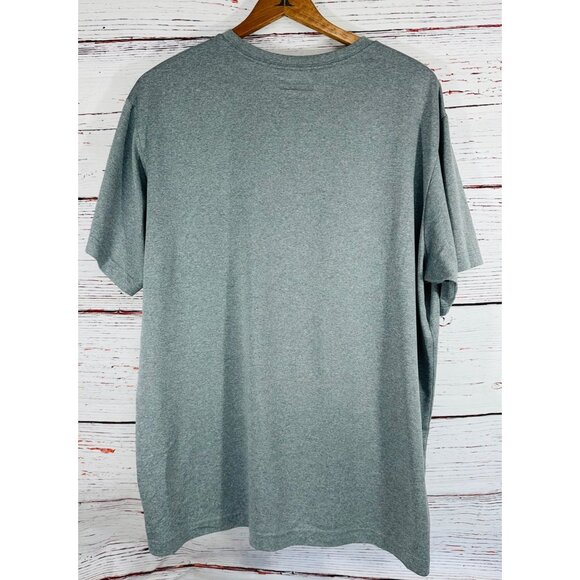 Columbia Mens Omni Wick Regular Fit Heather Gray Cotton T-Shirt Size XL - Picture 4 of 11